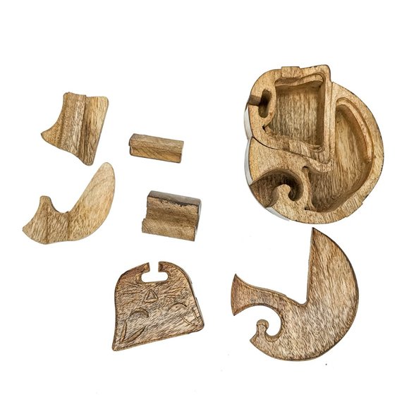 Handcrafted Wooden Animal Puzzle (6 Inch) (Assorted) - Picture 4 of 15